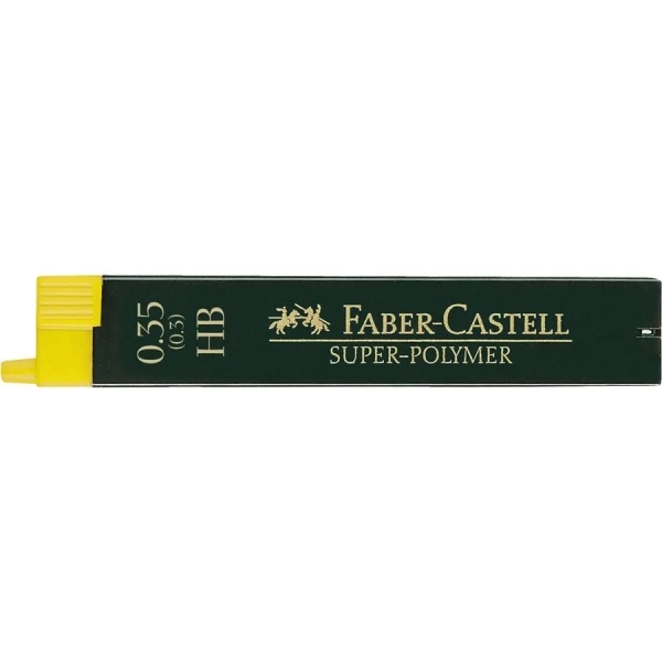 Faber-Castell 9063 Confezione da 12 mine Super-Polymer per portamine 0