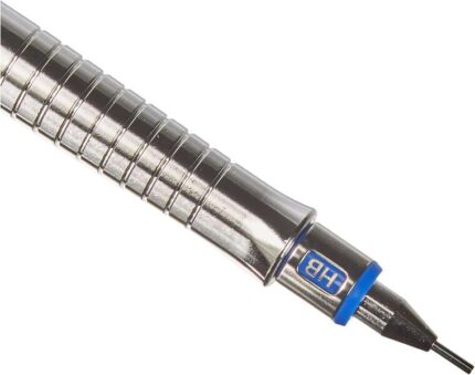 7 mm - Con gomma - Clip in metallo - Colore verde