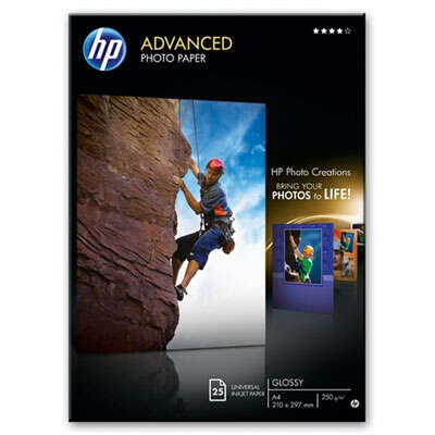 HP Q5456A Carta fotografica Advanced Glossy 25 fogli A4 250 g