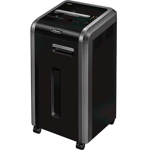 Fellowes 225Ci Distruggidocumenti manuale a taglio in particelle P-4 - Distrugge fino a 24 fogli - Capacità del cestino 60 L - Colore nero