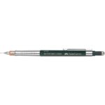 Faber-Castell TK-Fine Vario L Portamine HB 1 mm - Con gomma - Clip in metallo - Colore verde - immagine 2