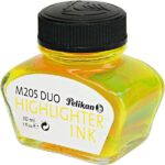Inchiostro Pelikan 4001 n. 78 - Flacone da 30 ml - Assicura il perfetto funzionamento della penna stilografica - Colore giallo fluorescente