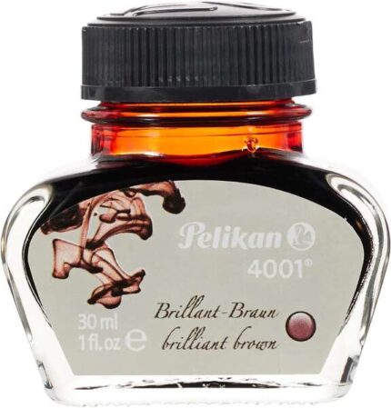Pelikan Inchiostro 4001 n. 78 - Flacone da 30 ml - Calamaio da 30 ml - Assicura il perfetto funzionamento della penna stilografica - Colore marrone