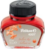 Inchiostro Pelikan 4001 n. 78 - Flacone da 30 ml - Flacone da 30 ml - Assicura il perfetto funzionamento della penna stilografica - Colore rosso