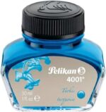 Inchiostro Pelikan 4001 n. 78 - Flacone da 30 ml - Assicura il perfetto funzionamento della penna stilografica - Colore turchese