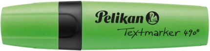 Evidenziatore Pelikan Textmarker 490 - A base d'acqua - 3 larghezze di tratto - Colore verde fluorescente
