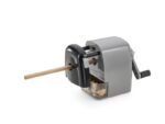 Dahle 133 Temperamatite a manovella - Per matite da 8 a 11,5 mm di diametro - Fresa in acciaio - Punta regolabile - Ampio contenitore - Colore grigio/nero - immagine 5
