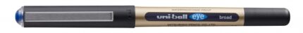 Uni-ball Eye Broad UB-150-10 Penna a inchiostro liquido - Punta a sfera da 1 mm - Inchiostro resistente all'acqua e alla luce - Sistema di controllo dell'inchiostro - Colore blu