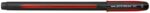 Uni-ball JetStream SX-101-10 Penna a inchiostro - Punta a sfera da 1 mm - Asciugatura istantanea - Ideale per mancini - Colore rosso