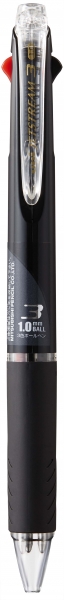 Uni-ball JetStream SXE3-400-10 Penna a sfera multipla - Punta da 1 mm - Inchiostro resistente all'acqua e alla luce - Asciugatura istantanea - Ideale per mancini - Colore nero