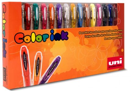 Uni-ball UM-120 Signo Astuccio da 15 penne a gel - Punta a sfera da 0