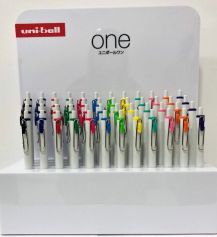 Uni-ball UMN-S-07 ONE Espositore da 48 penne a inchiostro liquido - Punta a sfera da 0