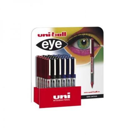 Uni-ball Eye Micro UB-150 Espositore da 36 penne a inchiostro liquido - Punta a sfera da 0