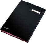 Esselte Raccoglitore con 10 divisori - Copertine rivestite in plastica - Finestra trasparente sul divisorio - Colore nero