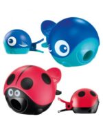 Maped Croc Croc Temperamatite a 1 foro con contenitore - Divertenti disegni di coccinella e balena - immagine 2