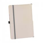 Apli Clipboard pieghevole - Compatto e facile da trasportare - Fissa i fogli con elastico - Estensione per penna - Materiale ABS resistente - Design funzionale e versatile - Colore bianco - immagine 2