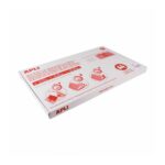 Apli Confezione da 25 copertine trasparenti in PVC - Aletta autoadattabile - Facile da applicare in 3 passaggi - Eco-friendly
