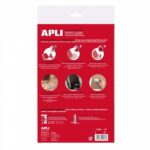 Apli Confezione da 3 buste trasparenti in PVC - Linguetta autoadattabile - Eco-Friendly - immagine 2