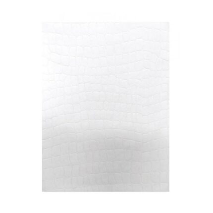 Apli Confezione da 20 fogli di carta con texture pelle di serpente - Ideale per occasioni speciali - Compatibile con stampanti a getto d'inchiostro e laser - Colore bianco