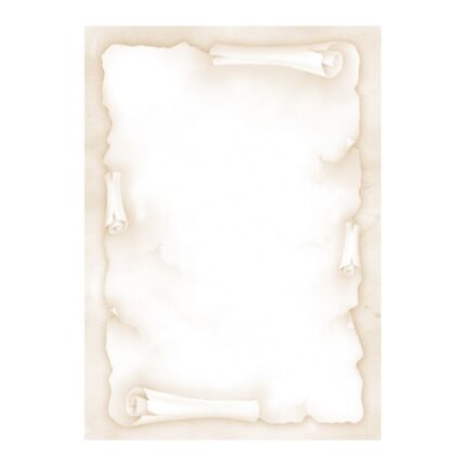 Apli Confezione da 20 fogli di carta a tema pergamena - 90 g - Stampa a colori - Ideale per inviti e lavori manuali - Compatibile con stampanti a getto d'inchiostro