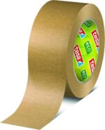 Tesa Tesapack Paper Standard Nastro adesivo in carta 50 mm x 50 m - Realizzato con il 56% di materiali biodegradabili - Carta proveniente da foreste certificate FSCTM - Colore marrone - immagine 2