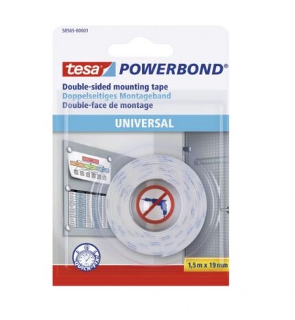 Tesa Powerbond Nastro biadesivo 19 mm x 1
