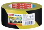 Nastro adesivo di segnalazione Tesa 50 mm x 66 m - Ideale per segnalare ostacoli permanenti - Adesivo senza solventi - Colore giallo/nero