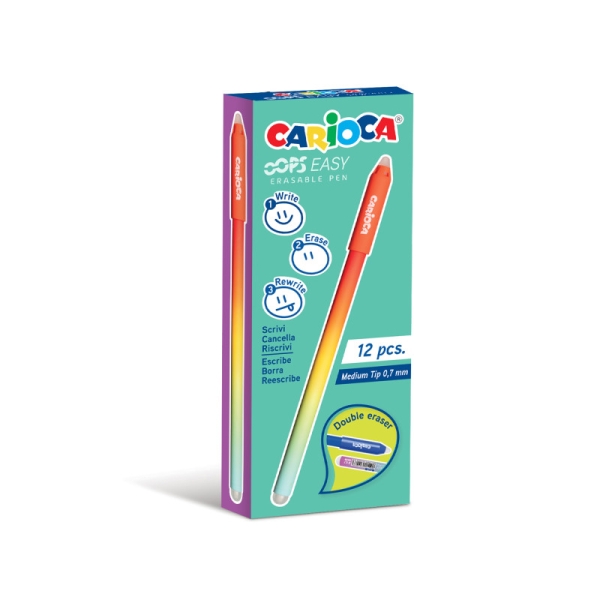 Carioca Oops Easy Penna cancellabile con punta da Ø 0