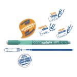 7 mm - Doppia gomma - Ricariche compatibili - Colore verde