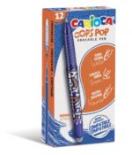 Carioca Oops Pop Penne cancellabili - Termosensibili - Impugnatura testurizzata - Punta da Ø 0