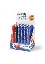 Carioca Oops Espositore da 24 penne cancellabili a scatto - Inchiostro termosensibile - Impugnatura ergonomica triangolare - Punta da Ø 0