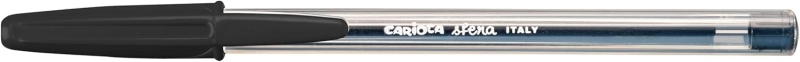 Carioca Sfera Penne a sfera - Punta Ø 1 mm - Scrittura super scorrevole - Realizzata con il 90% di plastica riciclata - Colore nero Carioca Sfera Penne a sfera - Punta Ø 1 mm - Scrittura super scorrevole - Realizzata con il 90% di plastica riciclata - Colore nero