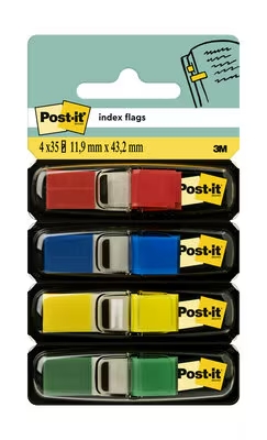 Post-it Index Pack da 4 dispenser con 35 pennarelli riposizionabili 11
