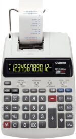 Canon MP120-MG-ES  Calcolatrice con stampante e display LCD a 1 riga e 12 cifre - Stampa in nero e rosso - Tastiera spaziosa