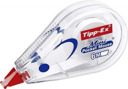 Tipp-Ex Mini Pocket Mouse Nastro correttore 5 mm x 6 m - Scrittura istantanea - Involucro trasparente