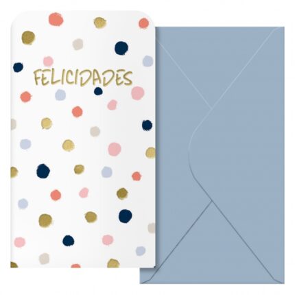 Dohe Copos Confezione da 6 biglietti/portafogli di auguri con busta - Formato 9x16 cm - Carta offset - Stampa a colori