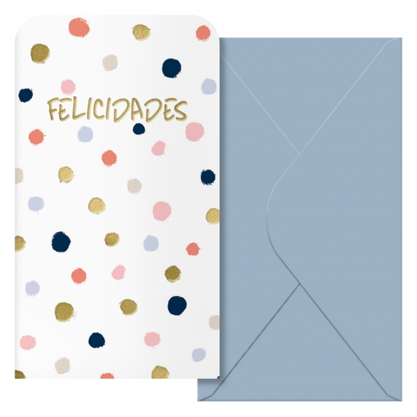 Dohe Copos Confezione da 6 biglietti/portafogli di auguri con busta - Formato 9x16 cm - Carta offset - Stampa a colori
