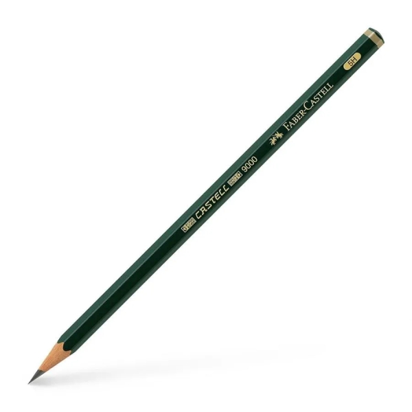 Faber-Castell Castell 9000 Matita di grafite 5H - Mina resistente alla rottura - Ecologica Faber-Castell Castell 9000 Matita di grafite 5H - Mina resistente alla rottura - Ecologica