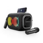 Energy Sistem KaraokeStar Altoparlante da 60 W - Bluetooth 5.4 - True Wireless - IPX4 - 8 ore di autonomia - Luci LED - 2 microfoni wireless - Lettore MP3 - Colore: nero - immagine 3