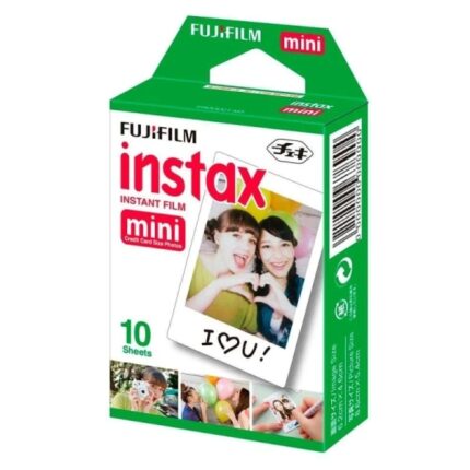 Fujifilm Instax mini Confezione da 10 pellicole per foto istantanee - Adatte a tutte le fotocamere Instax mini - Formato di stampa (dimensioni immagine: 46x62 mm)
