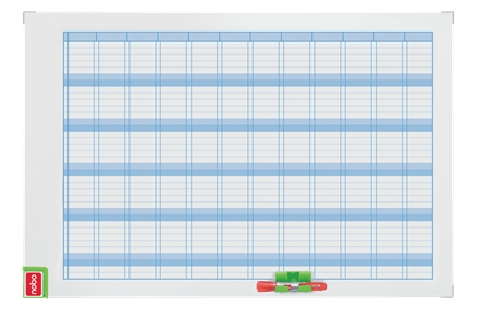 Nobo Performance Pianificatore annuale per lavagna magnetica 720x50x1030 mm - Include kit di pianificazione con magneti