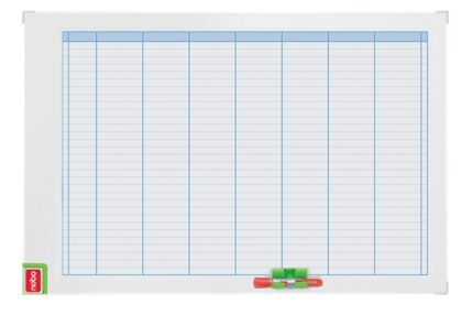 Nobo Performance Pianificatore settimanale con lavagna magnetica 710x50x1030 mm - Include kit di pianificazione con magneti