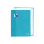 Oxford Europeanbook 1 Touch Confezione da 3 quaderni a spirale formato A4+ a quadretti 5x5 mm - 80 fogli 90 g - Copertina rigida morbida al tatto - Quadretti colorati - Colori pastello assortiti - immagine 3