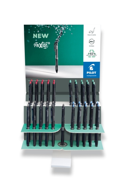 Pilot Frixion Ball Plus Espositore da 40 penne cancellabili - Punta da 0