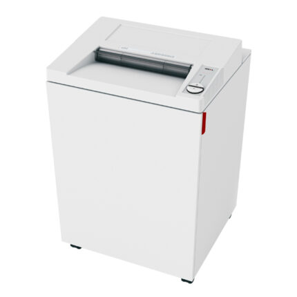 DHP IDEAL 4002CC Distruggidocumenti manuale a taglio in particelle P-4 - Distrugge fino a 30 fogli - Apertura di alimentazione di 400 mm - Cestino da 165 L - Colore bianco