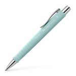 Faber-Castell Poly Pack con penna a sfera Poly Ball e penna stilografica Poly Pen con pennino B - Clip in metallo - Colore verde chiaro - immagine 3