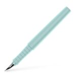 Faber-Castell Poly Pack con penna a sfera Poly Ball e penna stilografica Poly Pen con pennino B - Clip in metallo - Colore verde chiaro - immagine 4
