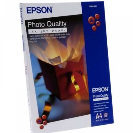 Confezione Epson Photo Quality Ink-Jet da 100 fogli di carta fotografica A4 speciale per stampanti a getto d'inchiostro