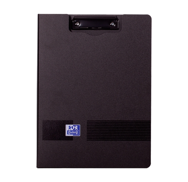 Oxford Live & Go Cartella con clip metallica - Realizzata in Polifoam - Tasca interna - Colore nero