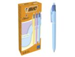 Bic 4 Colours Pastel Penna a sfera retrattile - Punta media da 1